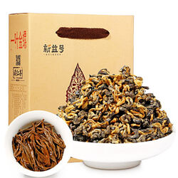 Красный чай Золотая улитка Синьхай премиум. Много почки. Китайский чай.
