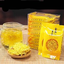 Золотая чайная хризантема. Jin Si Huang Ju. Китайский чай.