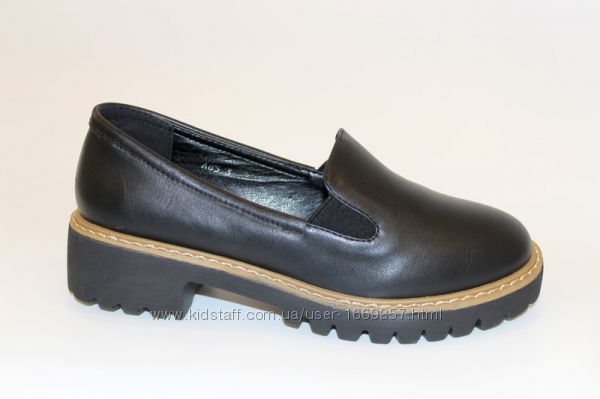 Туфли женские черные Т755