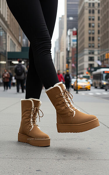 Черевики жіночі зимові коричневі високі С434