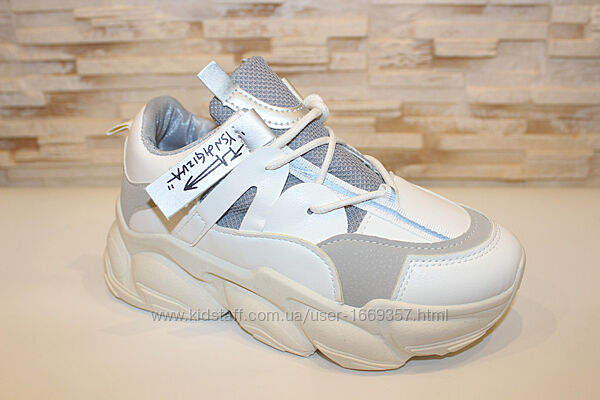 Кроссовки женские бежевые Т1900