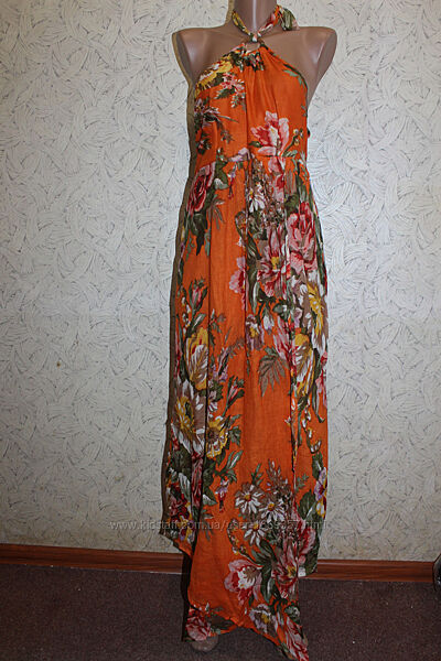 Сарафан женский летний оранжевый П1042 Уценка читайте описание
