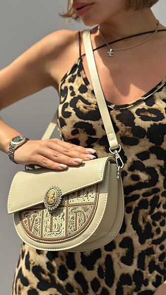  Сумка клатч жіноча оливкового кольору код 7-89019