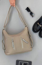 Сумка жіноча бежева код 7-55231