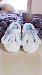 Жіночі кімнатні білі капці з зайчиком Тп173