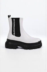 Черевики жіночі демісезонні білі Д855