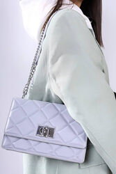  Сумка клатч жіноча сіра код 7-3831