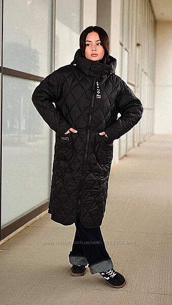 Куртка жіноча чорна єврозима П1077