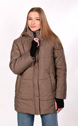 Куртка жіноча бежева єврозима П1079