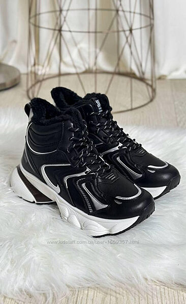 Черевики жіночі зимові чорні С465