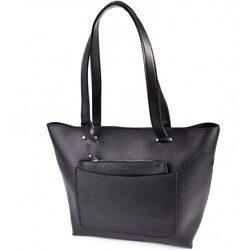  Сумка з косметичкою жіноча чорна код 25-245