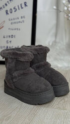  Уггі жіночі зимові сірі С474