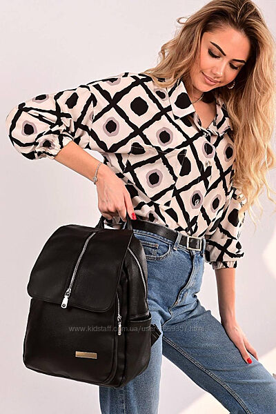 Рюкзак жіночий чорний код 7-054 Уцінка читайте опис