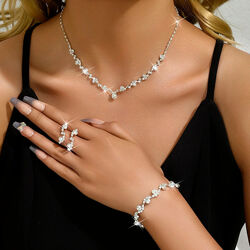  Комплект прикрас жіночий намисто, браслет і сережки код 2414