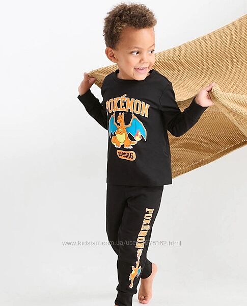 Теплая пижама 104р c&a