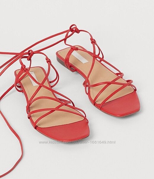 Сандалії H&M Premium з натуральної шкіри 39