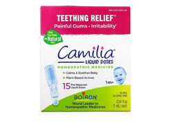 Boiron, Camilia, Камилия, облегчение боли при прорезывании зубов, 15 доз