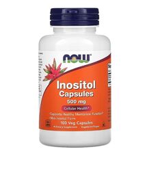 Now foods inositol инозитол інозитол 500мг 100 капсул 
