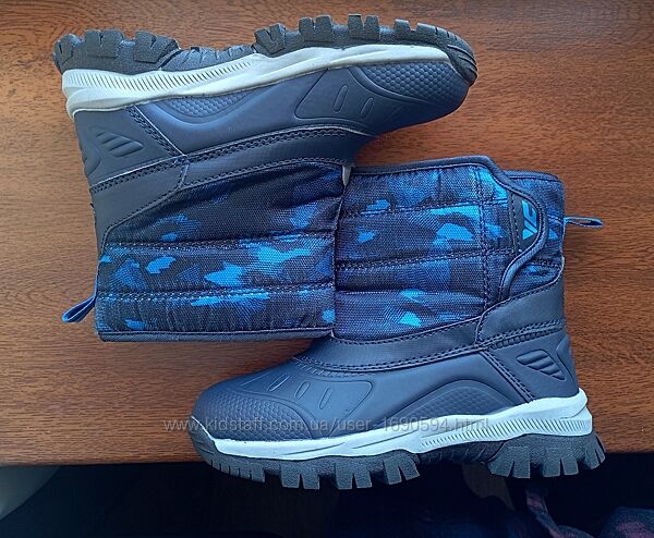 Чоботи сноубутси lupilu 3m scotchlite розмір 28 нові на липучці