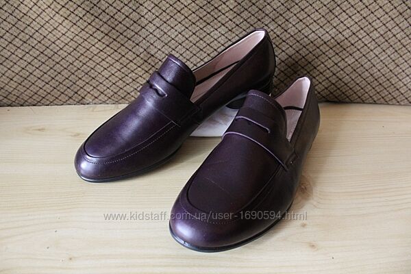 Лофери ecco anine 208023 оригінал натуральна шкіра 37 розмір нові устілка 2