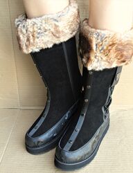 Чоботи luhta sulava ms snow boots 475582400 натуральна замша оригінал нові