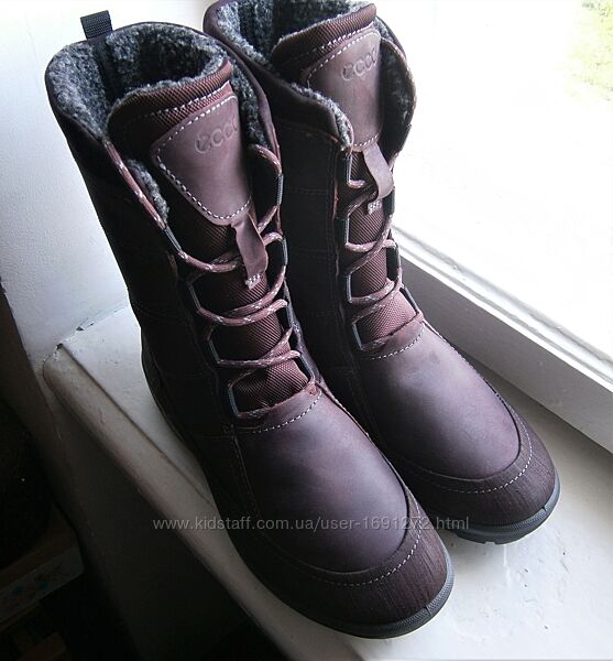 Напівчоботи ecco trace lite 832163 hydromax оригінал натуральний нубук нові