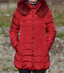 Жіночий красивий зимовий пуховик курточка