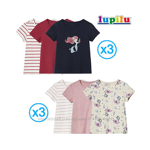 2-6 лет набор футболок для девочки детская базовая футболка короткий рукав 