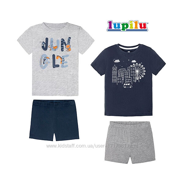 1-2 года летняя пижама для мальчика домашняя одежда футболка шорты трикотаж