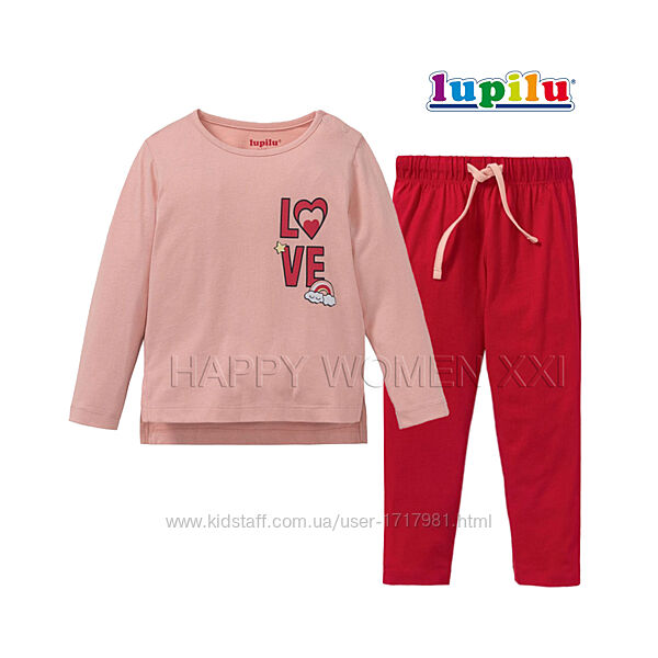 2-4 года пижама для девочки деми домашняя одежда лонгслив штаны реглан кофт