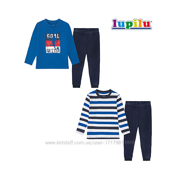 1-2 года пижама для мальчика домашняя одежда реглан кофта штаны с манжетом