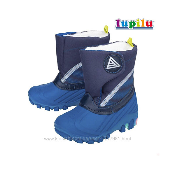 Сапожки сноубутсы для мальчика легкие теплые зимние ботинки сапоги дутики