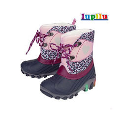 Сапожки сноубутсы для девочки легкие теплые зимние ботинки сапоги дутики