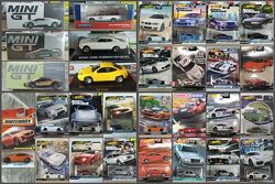 Моделі Hot Wheels/Mini GT/Kyosho 600, машинки хот вілс/міні гт/кіошо