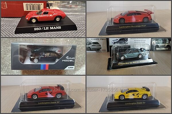 Моделі Hot Wheels/Kyosho/King Model 1000, машинки хот вілс/кіошо/кінг модел