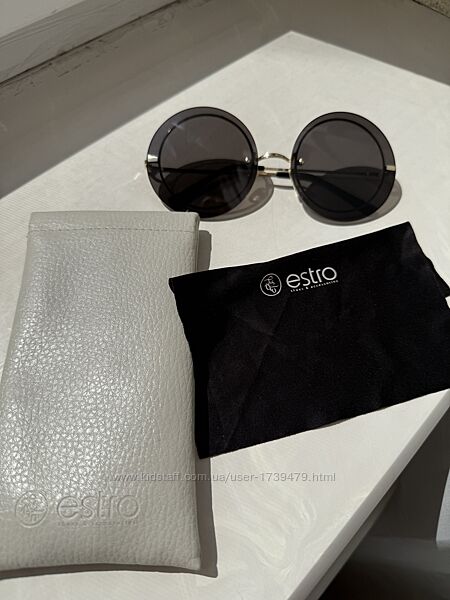 Женские очки estro круглые солнцезащитные окуляри сонцезахисні круглі