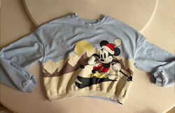 Детский джемпер свитшот голубой mickey mouse h&m 170 см, 14 размер подрост