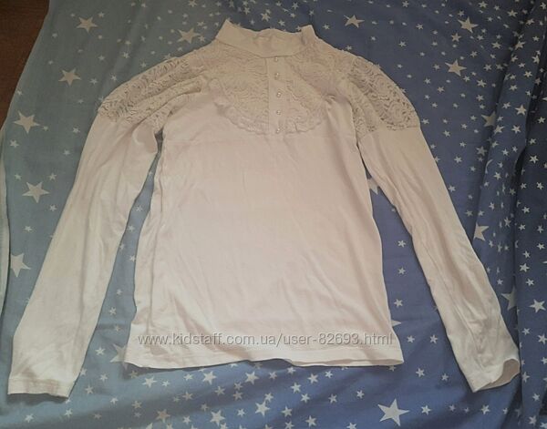 Біла кофта Sofia Shelest на дівчинку