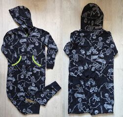 M&S 11-12 років скелет кігурумі хеловін карнавал костюм фотосесія комбінезо