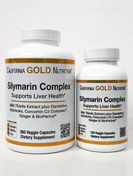 Силімарин комплекс California Gold Nutrition, 120/360 капсул