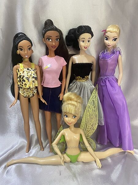 Лялька Дісней Барбі Disney Barbie принцеси Tinker bell, білосніжка