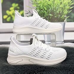 Кроссовки женские GIPANIS белые текстильные 4837