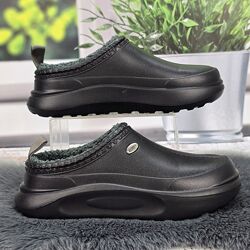 Галоши женские без задника Dago Style сабо на меху 8143