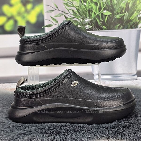 Галоши женские без задника Dago Style сабо на меху 8143