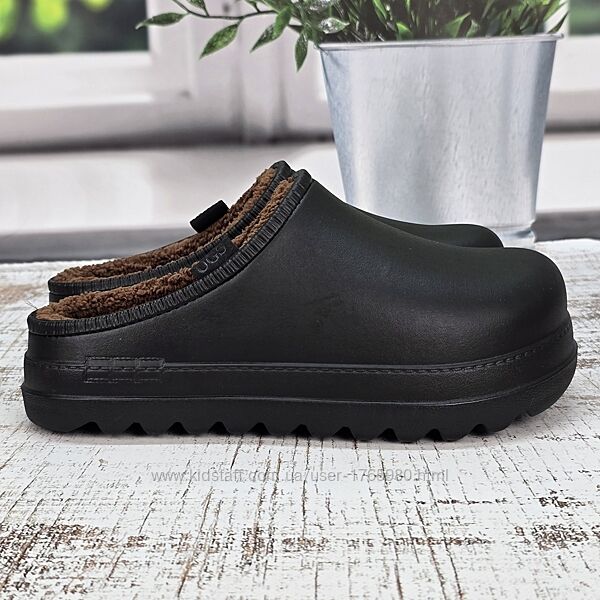 Галоши мужские пена утепленные Gipanis черные без задника 6027