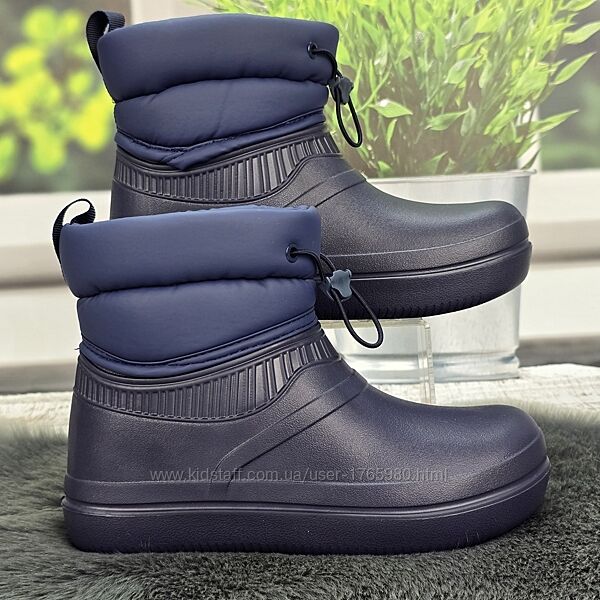 Сапоги женские зимние на пенковой калоше Dago Style синие 8224