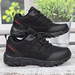 Кроссовки зимние мужские на меху Stilli черные большие размеры 6040