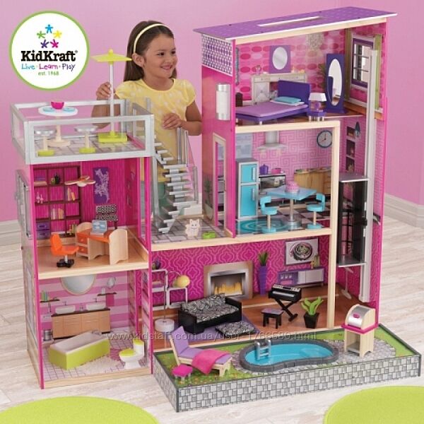  Кукольный домик Kidkraft Luxury Dollhouse 65833