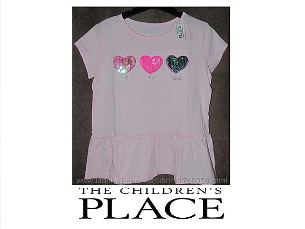 Новая футболка для девочки Children&acutes Place США 140-158