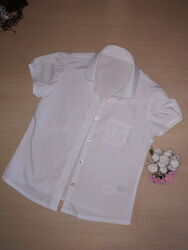 Біленька блузочка для дівчинки 6-7 рочків в школу
